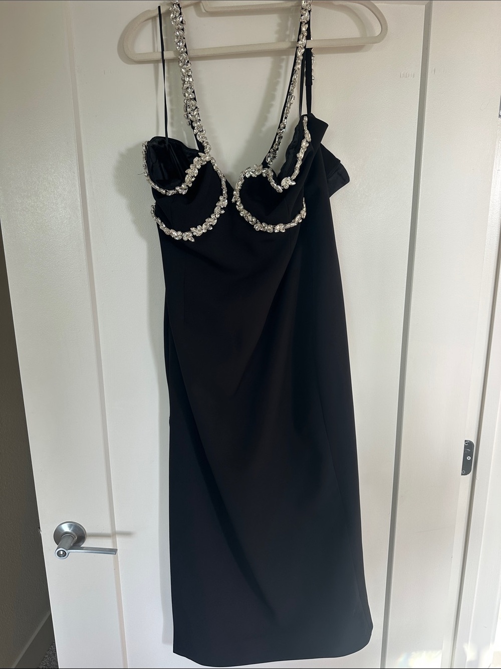 Bardot size 8 new with tags black Embellished Strappy Cocktail Dress